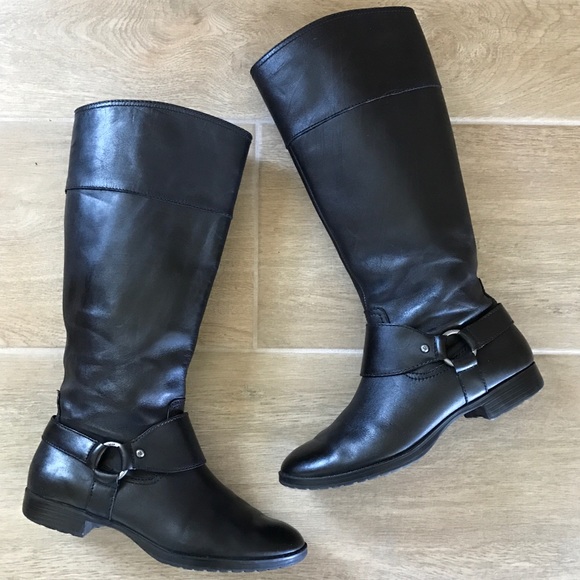 Lauren Ralph Lauren Shoes - Lauren Ralph Lauren Black Sulita Riding Boots 8B